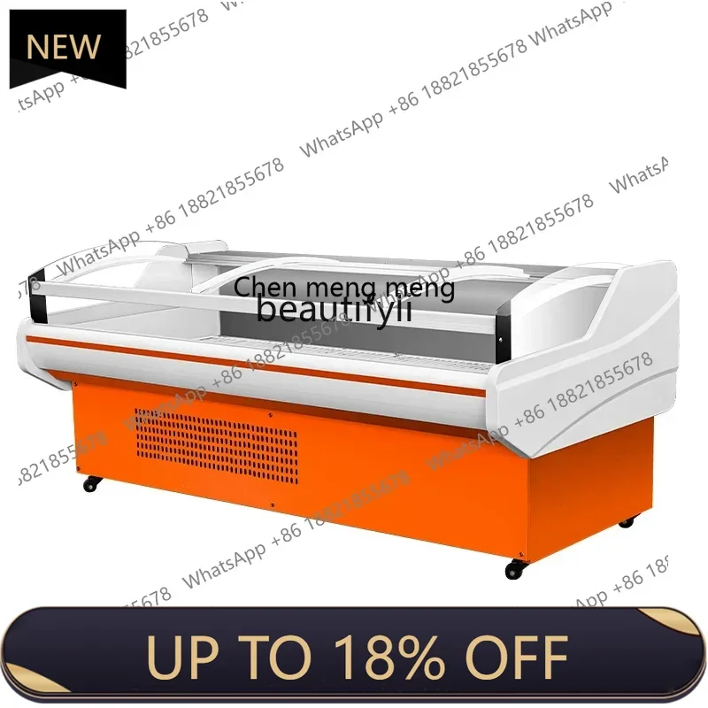 

Z189 A01 Fresh meat display cabinet, refrigerated commercial braised vegetables, deli cabinet, fruit preservation, beef and shee