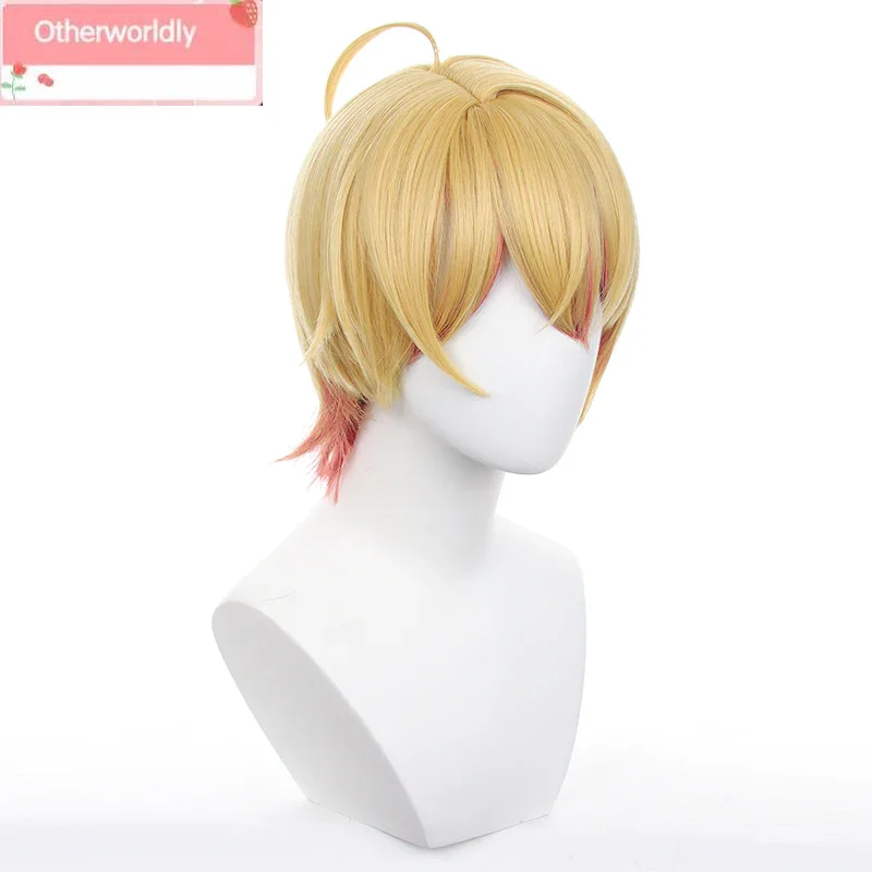 Akuamarinn Hoshinoo Cosplay Wig Anime Cosplay Wig Short Hair Halloween Cosplay Wigs