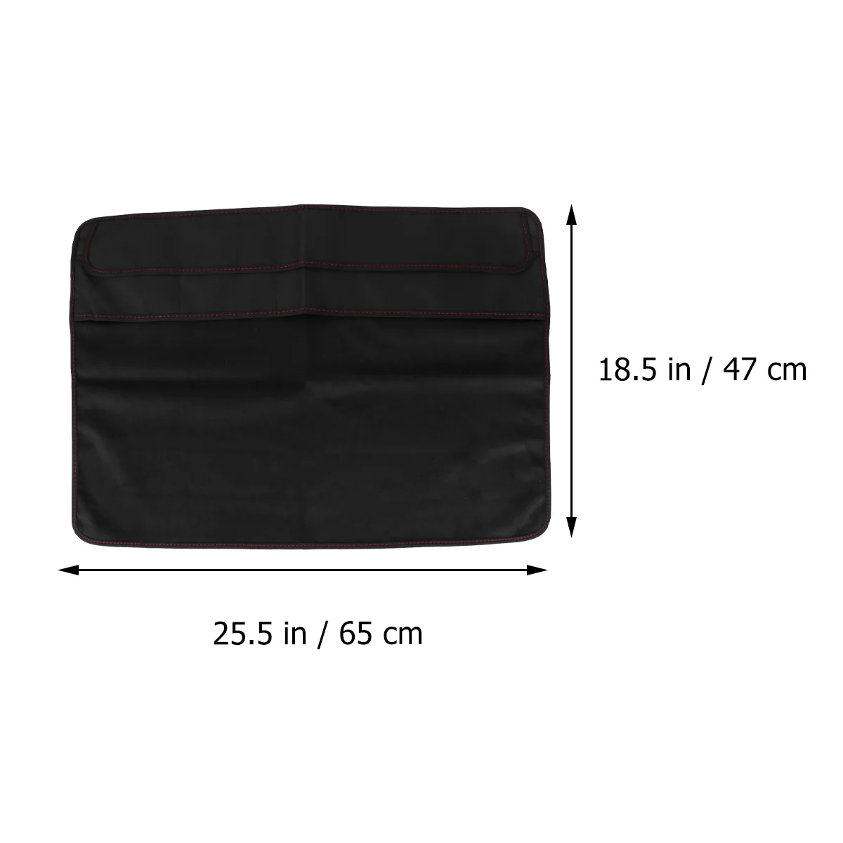 27 Inch Black Polyester Monitor Dust Cover Protector Scratch Resistant Foldable Screen Protector with Pocket for Travel Storage