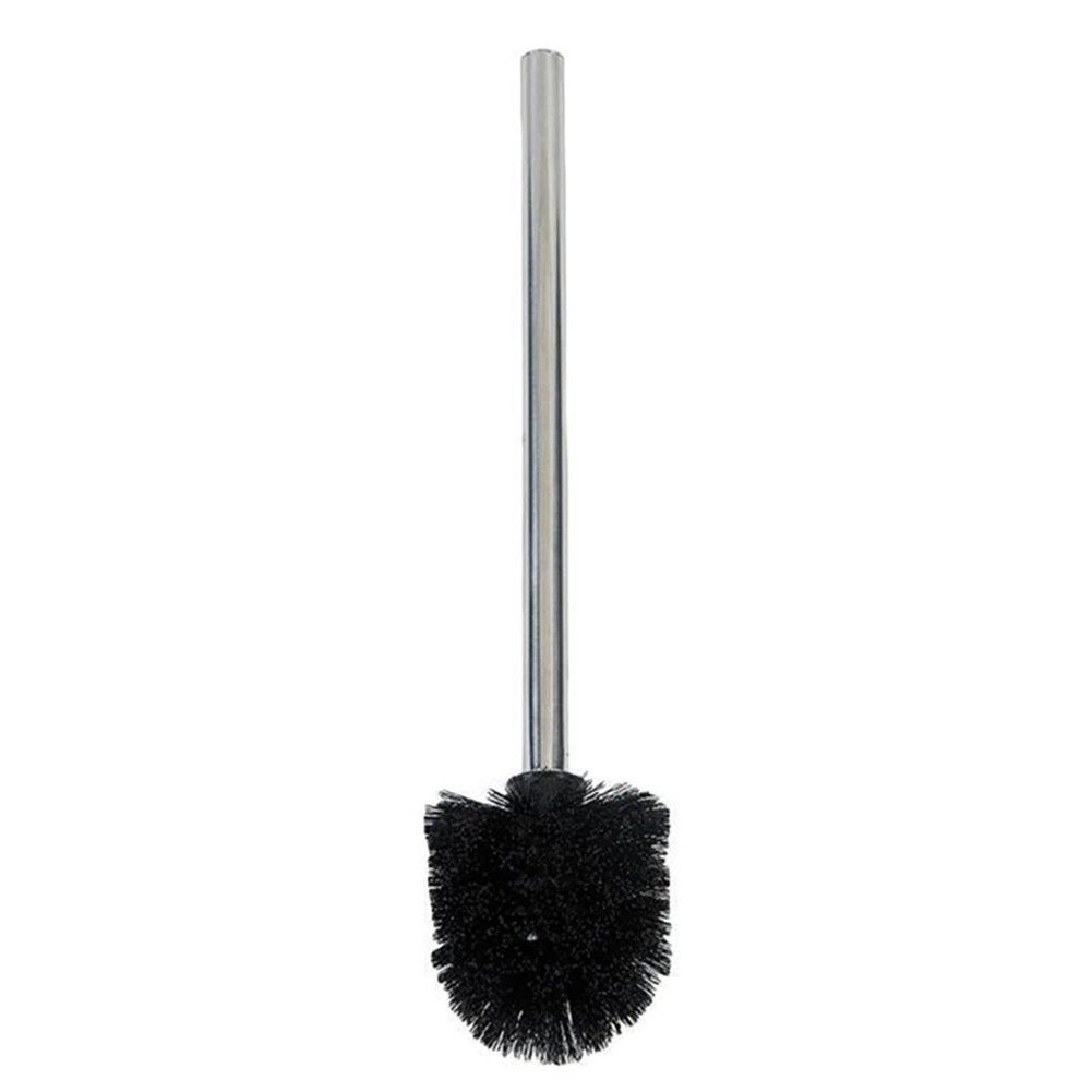 Scrubbers Toilet Brush Head & Handle Stainless Steel Chrome Renovated Spiral Design Household Products Accessories