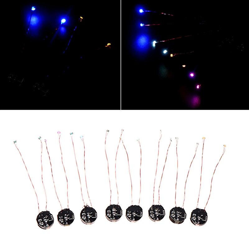 Wired 5CM Magnetic Control Lamp Led Magnetron Light Model With Magnet Battery DIY Car Toys Lighting Diorama Materials Robots