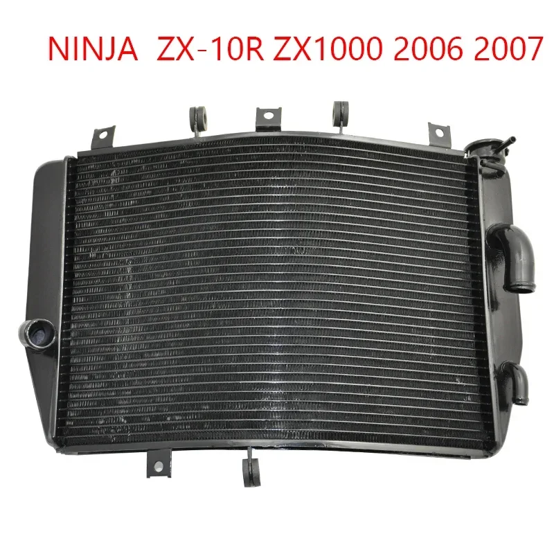 For Kawasaki NINJA ZX-10R ZX10R ZX1000 2006 2007 ZX 1000 NINJA 1000 Motorcycle Engine Radiator Aluminium Replace Cooler