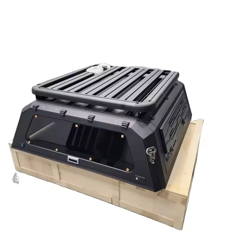Custom Aluminum Alloy Topper Camper Pickup Tonneau Cover 4x4 Pickup Truck Dmax Canopy for FORD F150