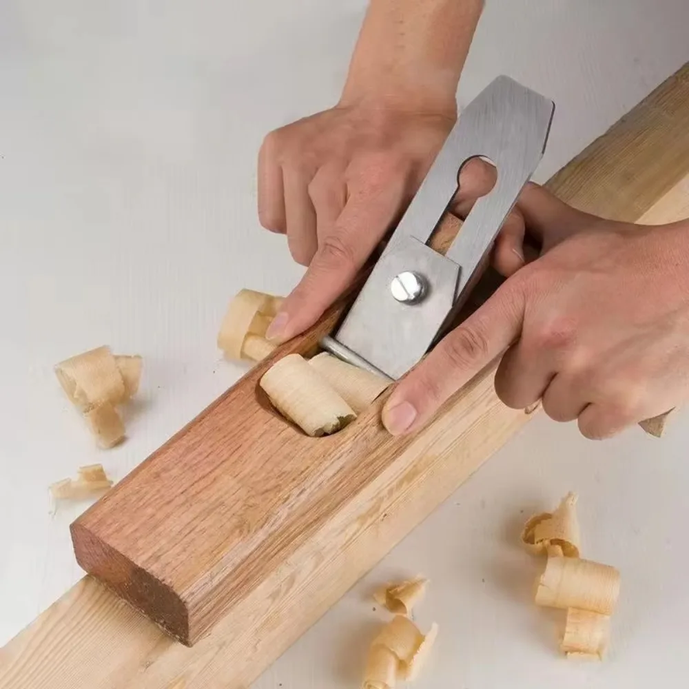 High Quality Wood Hand Planer With 65 Manganese Blades Flat Planer Woodworking Trimming Tool Home Carpenter Portable Gadgets