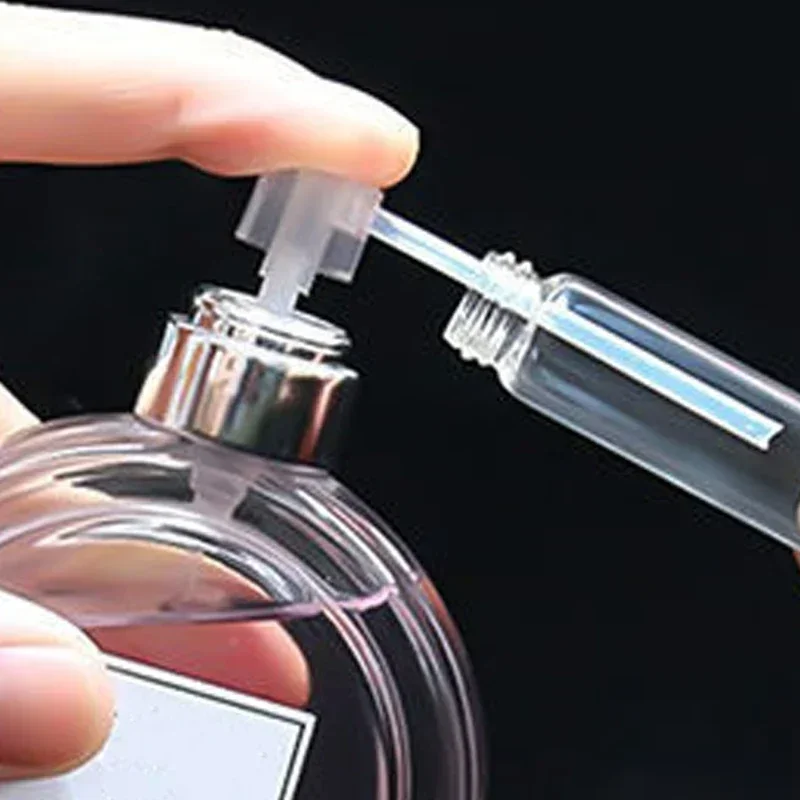 New Plastic Perfume Refill Tools Set Diffuser Syringe Straw Dropper Funnel Spray Dispensing Required Cosmetic Tools 4pcs/lot