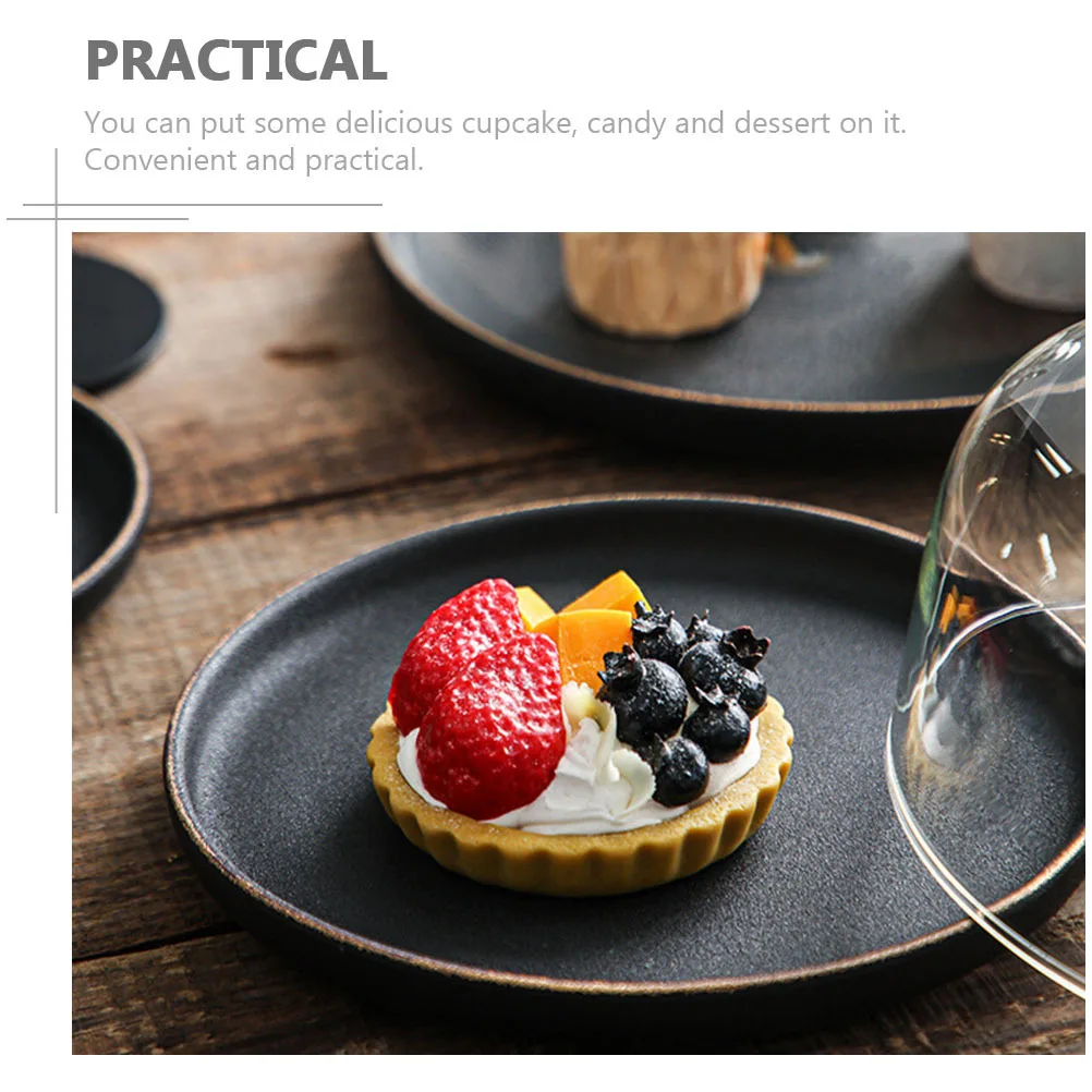 1Set Exquisite Workmanship Cake Plate Suitable for Snacks Fruit Desserts and Various Celebrations Cake Tray Party Display Supply
