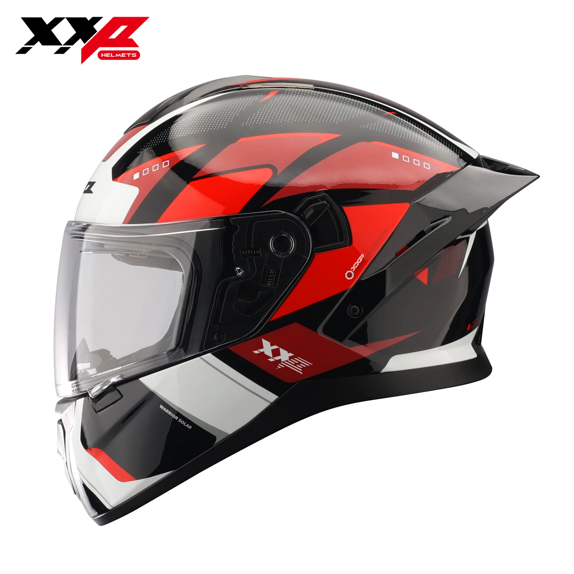 

New Motocross Helmet Clear Outer Visor Black Inner Visor Motorcycle Helmets Full Face Quick Release Xxp Warrior S-Xxl