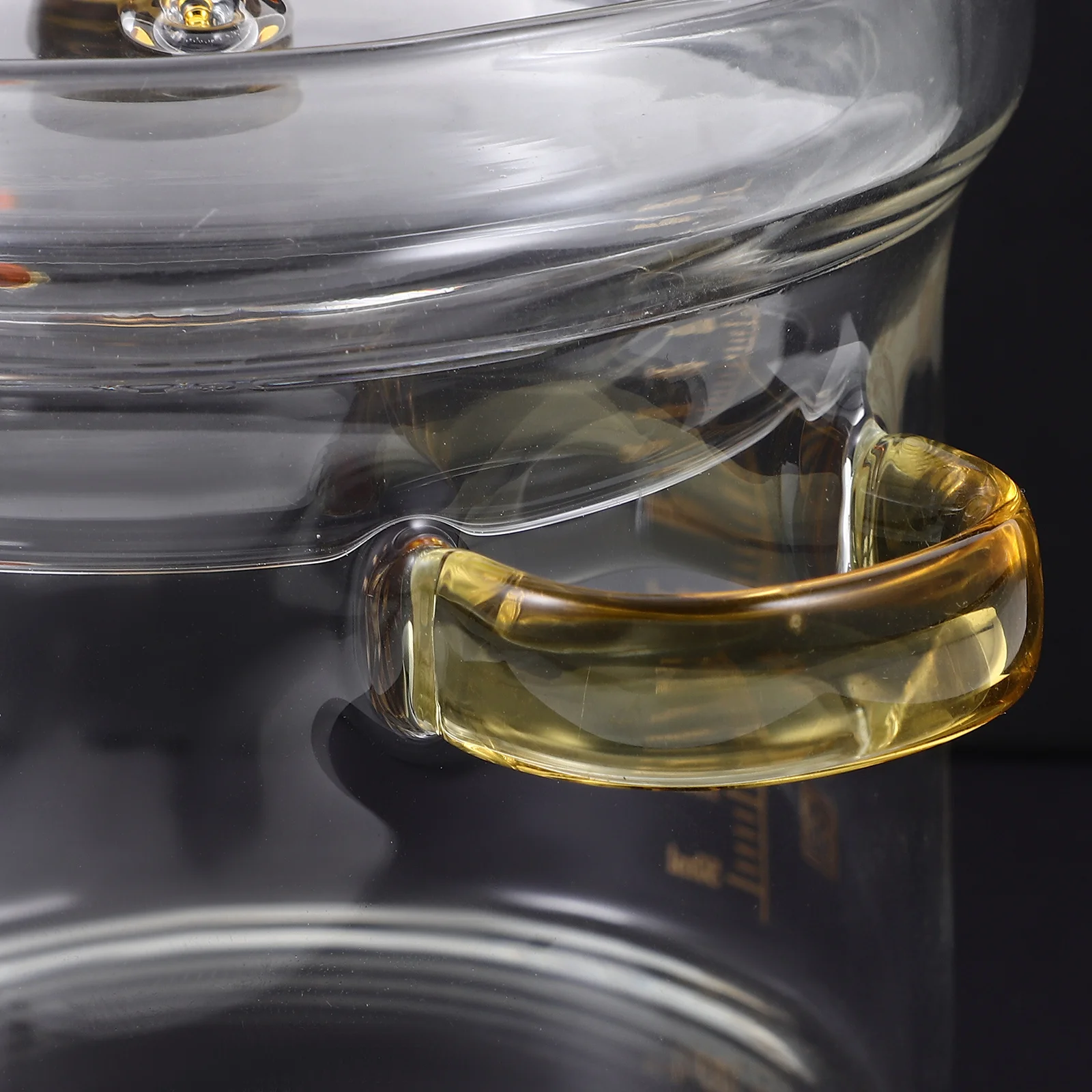 

Glass Steaming Bowl 450ml Sturdy Heat Proof Steamed Egg Bowl Lid Household Kitchenware Glass Steam Pot Home Steam Container