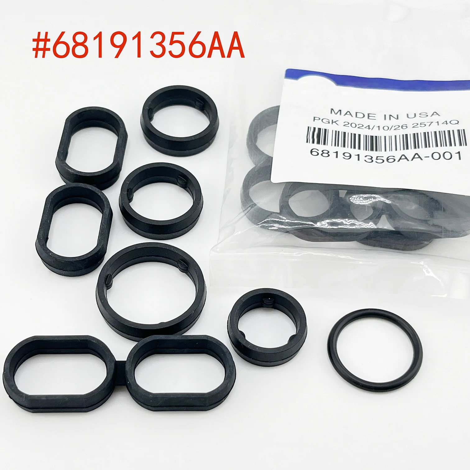 

68191356AA 22678731 1551343 Engine Oil Cooler Adapter Gasket Seal For Jeep Grand Cherokee Dodge Ram 3.6L 2014-2023
