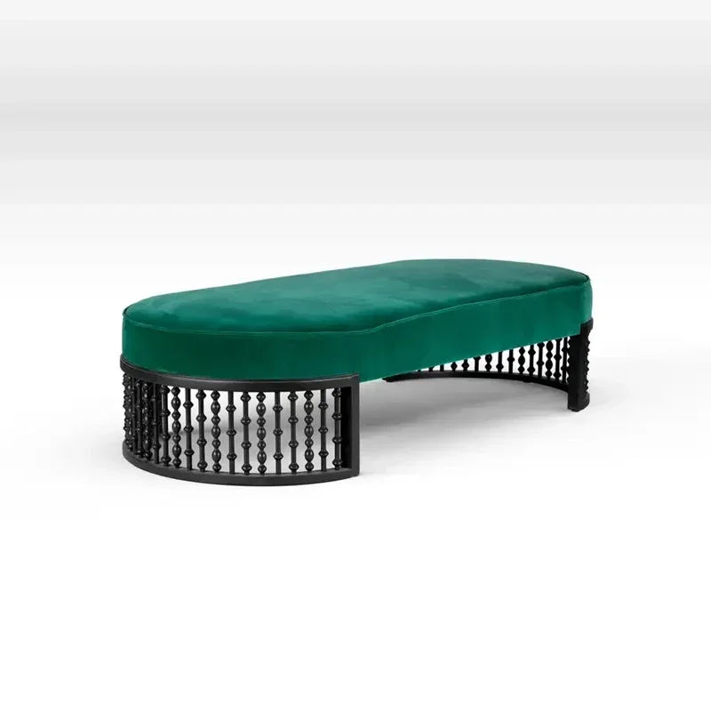 

ss1001 Light French solid wood bedside stool light luxury simple modern bedroom sofa dining stool door cloakroom shoe changing s