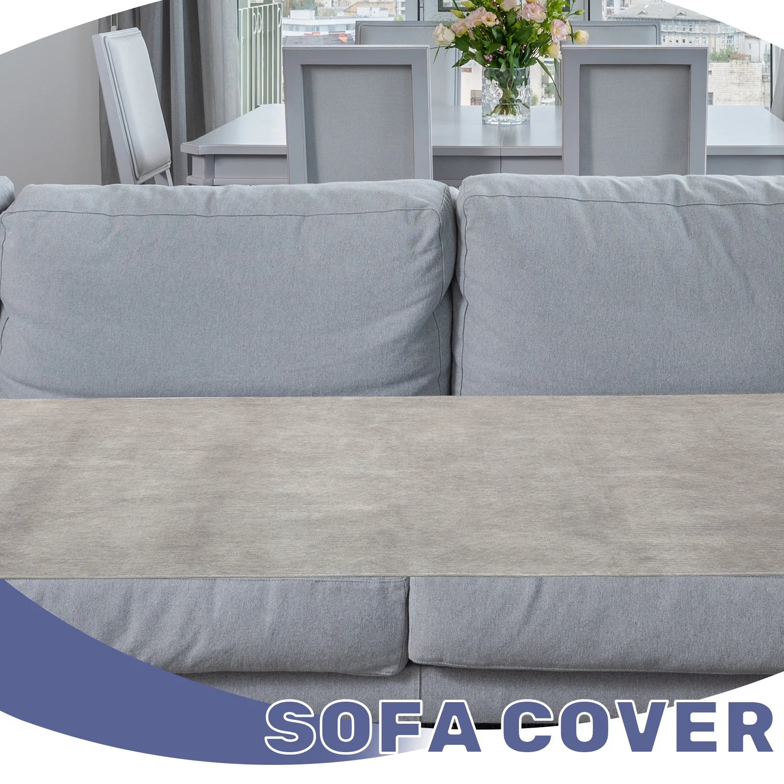 Funda impermeable para sofá, estilo moderno, antiarañazos, resistente al polvo, para el hogar, Hotel, dormitorio, fácil de limpiar, sala de estar