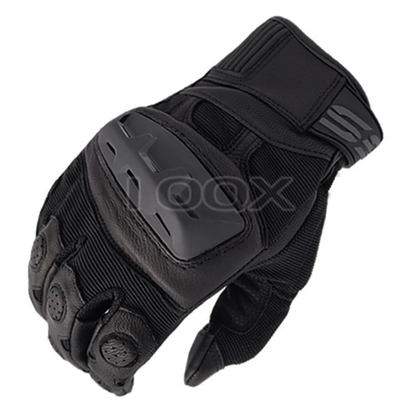 Free Shipping Mtorcycle GS Gloves For BMW GS650 GS1200 F650GS Motorrad Black Motorbike Leather Racing Gloves All Sizes S-XXL