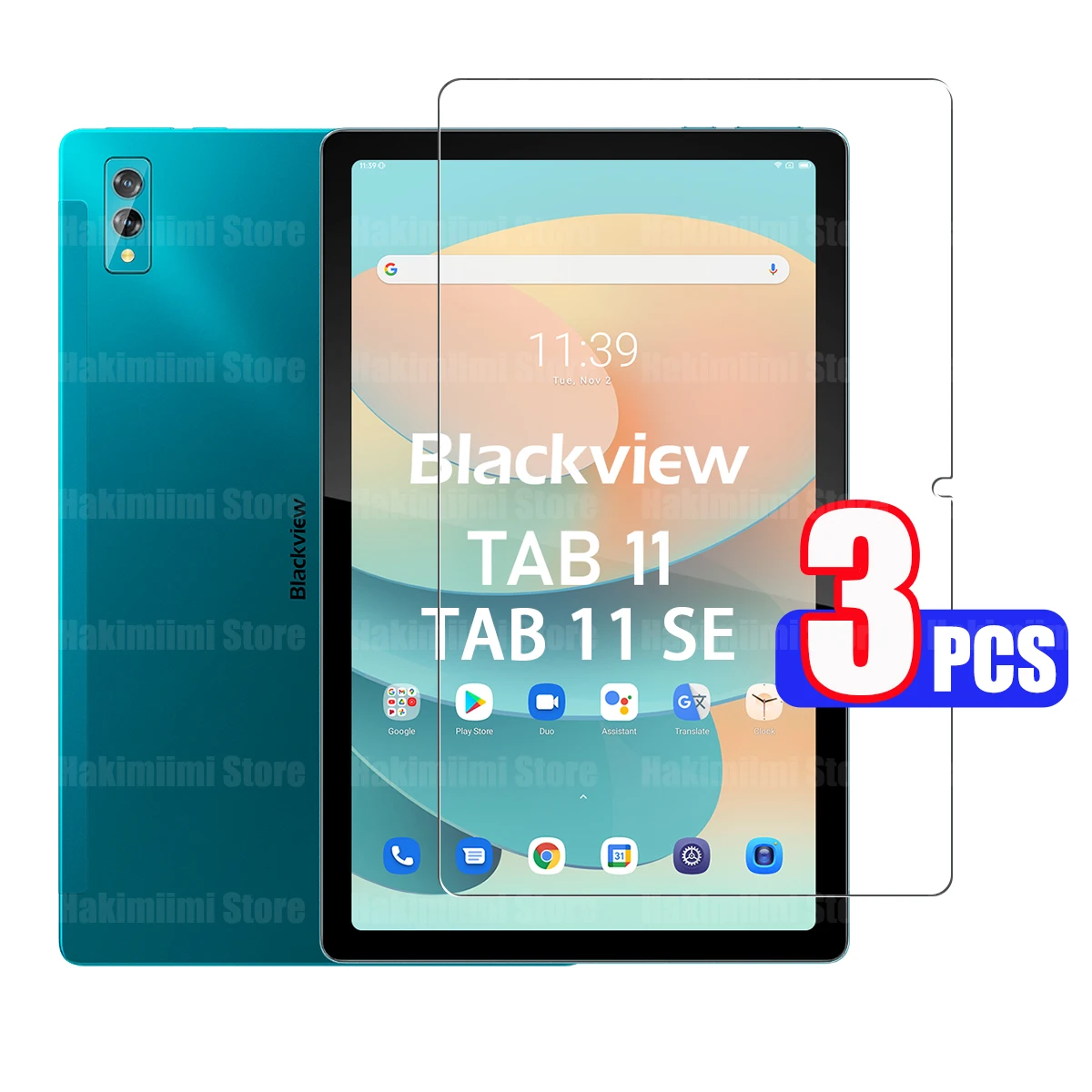 

Screen Protector for Blackview Tab 11 SE / Blackview Tab 11 10.36 inch Anti-Scratch Tempered Glass Anti-Bubble High Sensitivity