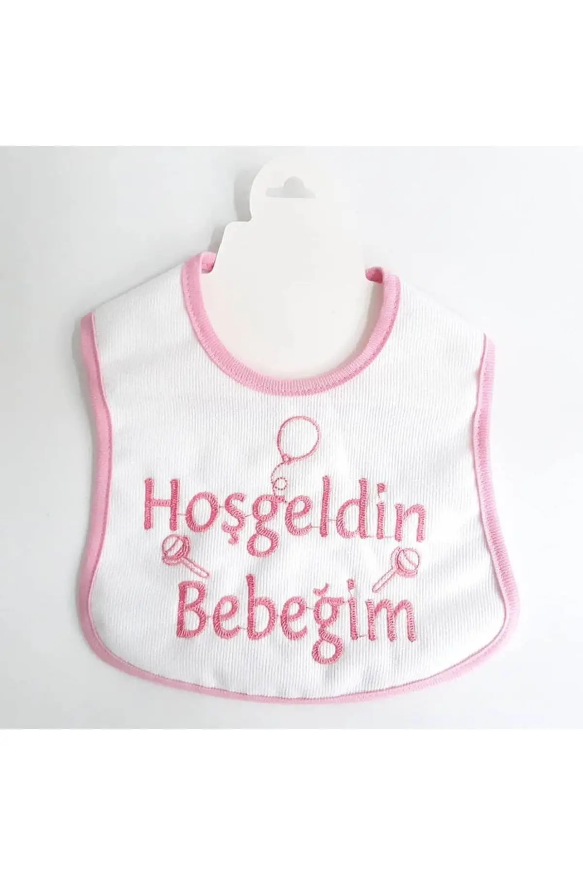 Welcome Baby Waterproof Girl Baby Bib