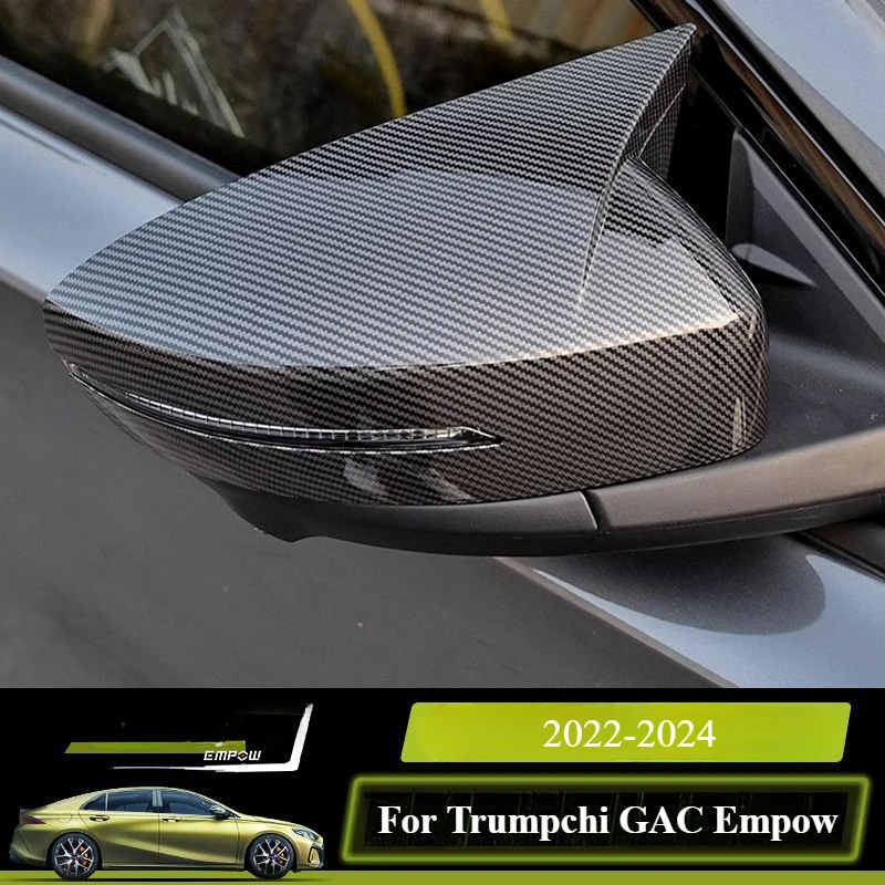 

For Trumpchi GAC Empow R Accessories 2022-2024 Side Door Mirror Frame Rear View Mirror Cover Decor Anti Scratch Side Mirror 2pcs