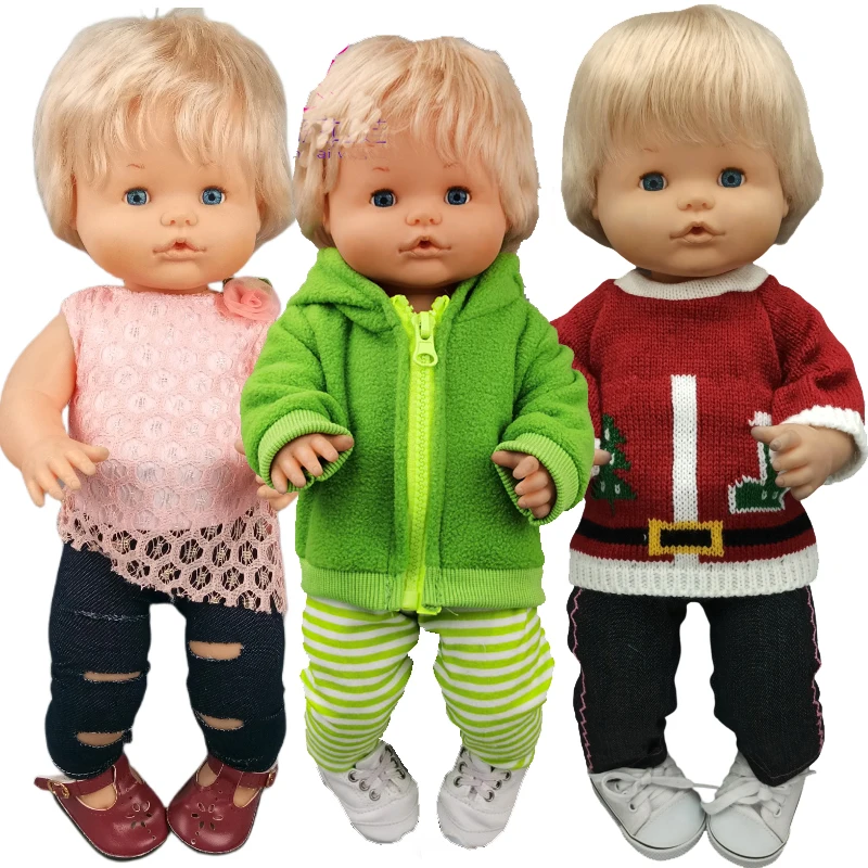 38 Cm Baby Doll Clothes  for 17 Inch Nenuco Ropa Y Su Hermanita 40cm Doll Outfit