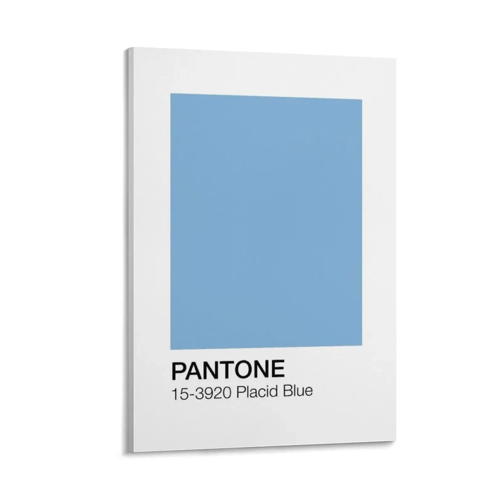 Pantone Placid Blue Canvas Painting living room decoration poster aesthetic art