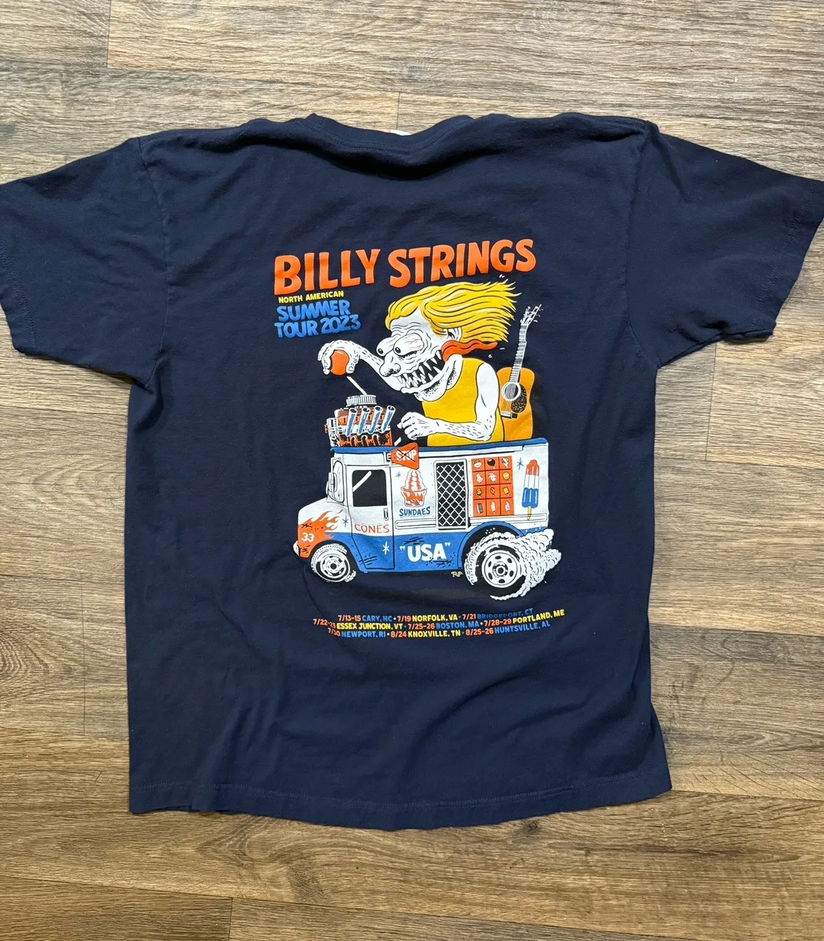 Billy Strings North American Summer Tour 2023 Shirt  Large