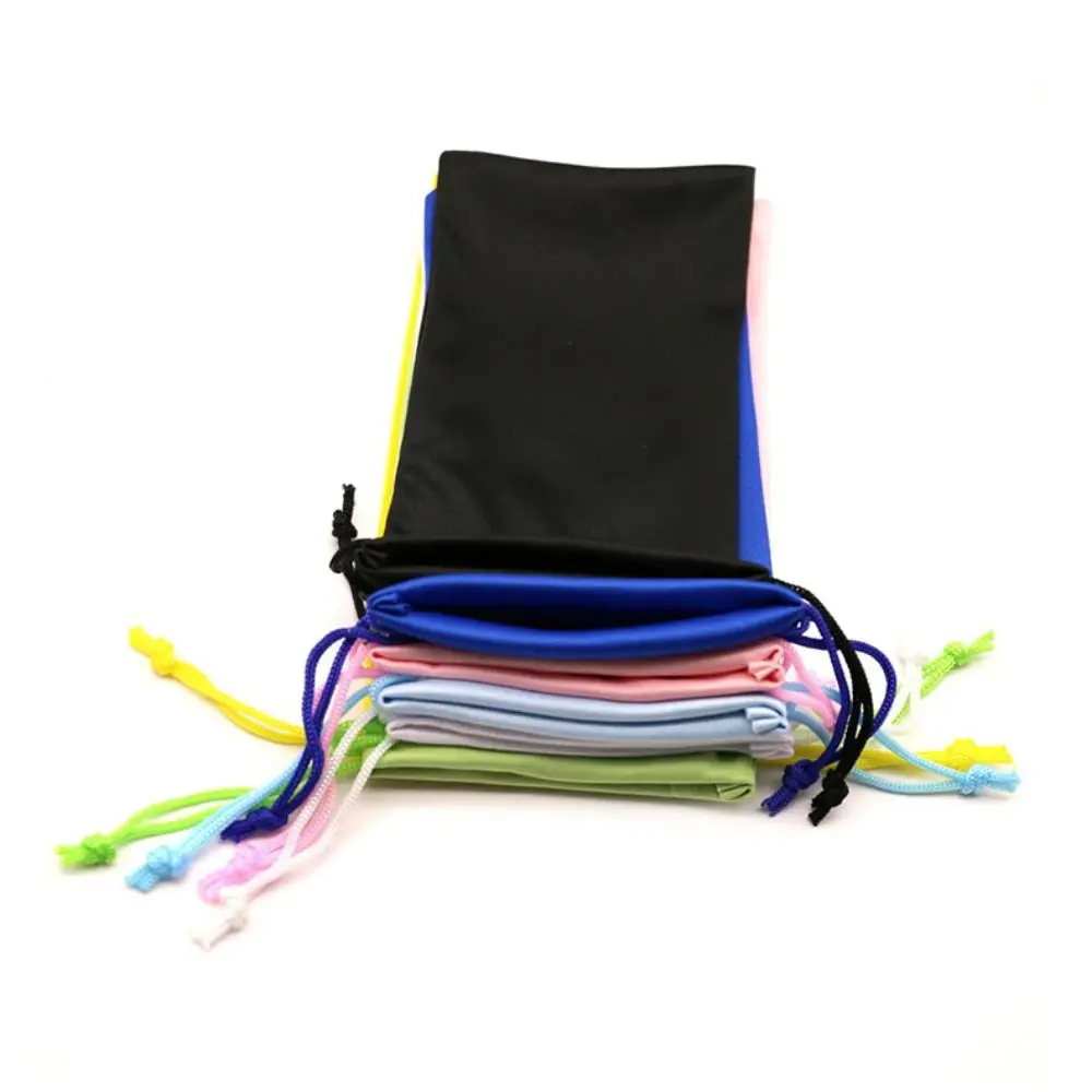 กระเป๋าหูรูดง่ายๆสำหรับผู้หญิงและผู้ชาย, กระเป๋าใส่แว่นกระเป๋าอ่านหนังสือไมโครไฟเบอร์เนื้อนุ่ม