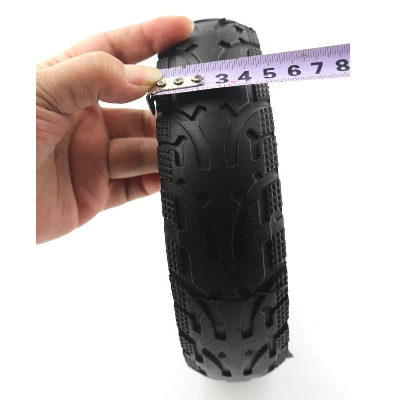 Upgraded 190 mm Solid Tire Hollow Non-Pneumatic Tyre Shock Absorber Anti-slip Durable Rubber Tyre Wheels For Scooter