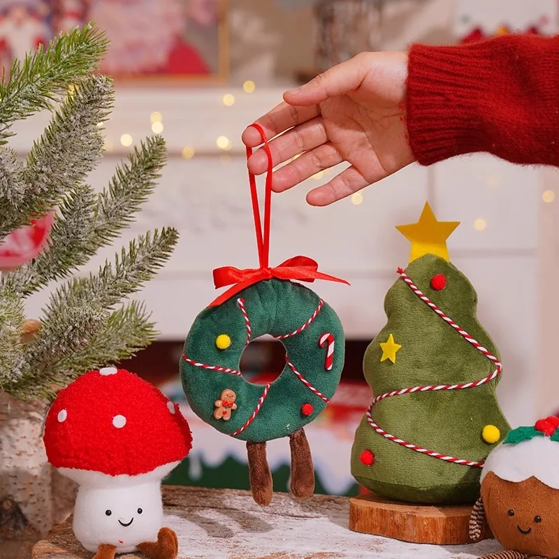 

В наличии, оригинальная милая грибная гирлянда в стиле Ins, шоколадная кукла, декоративные предметы, подарки на день рождения, Новый год и Рождество