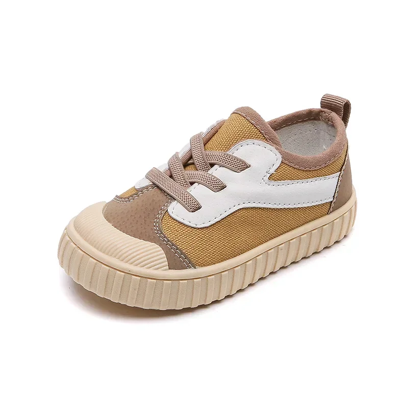 Baby Girls Boys Canvas Shoes Autumn Infant Toddler Shoes Soft Bottom Non-slip Children Casual Anti-kick Shoes Kids Sneakers