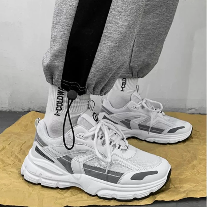 

Men's Spring Summer Breathable Mesh Sports Shoes Casual Running Anti-Odor Teenagers Outdoor Trendy Footwear