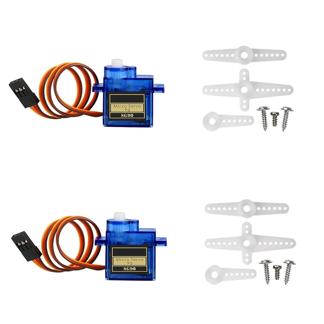 5PCS SG90 9g Micro Servos for RC Robot Helicopter Airplane Controls Car Boat 450 Helicopter Fixed Wing Airplane Model