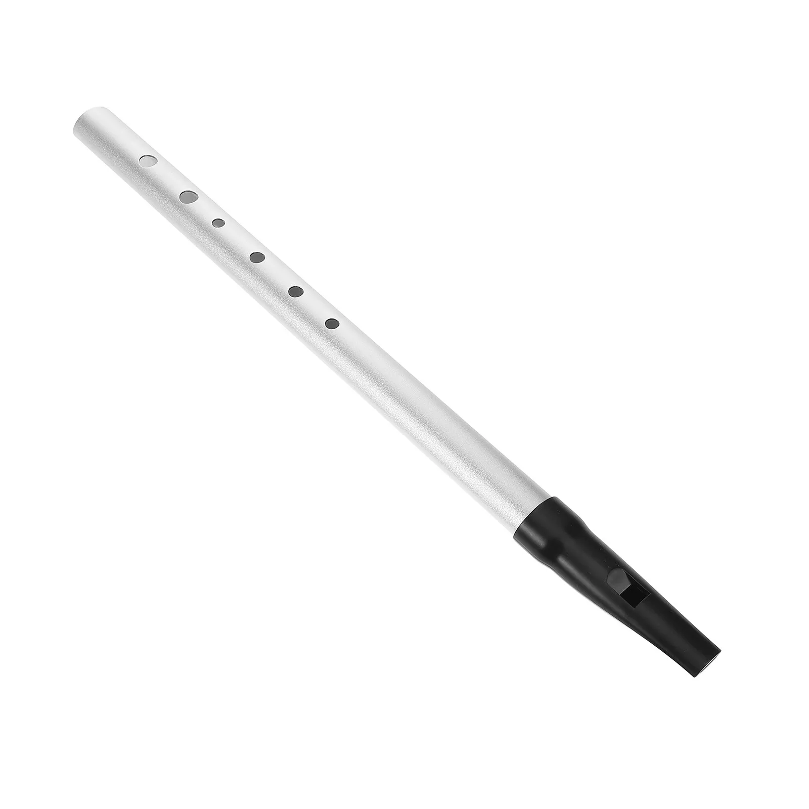 Beginner Irish Whistle Six-Hole Flute Key of C Sturdy Metal Plastic Build Elegant Design Portable Wind Instrument for Music
