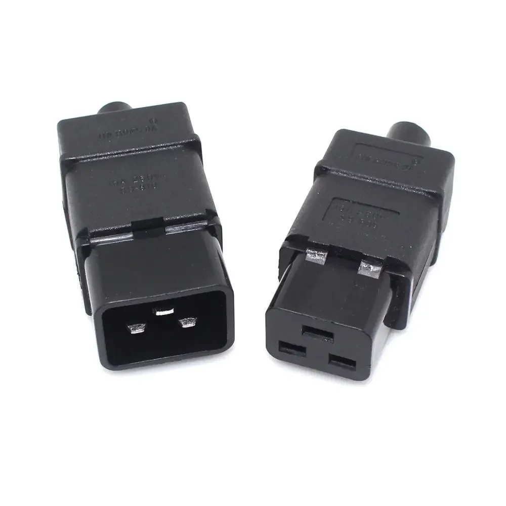 PDU/UPS socket Standard IEC320 C19 C20 16A 250V AC Electrical Power Cable Cord Connector Removable plug SS-809 SS-810 Plug