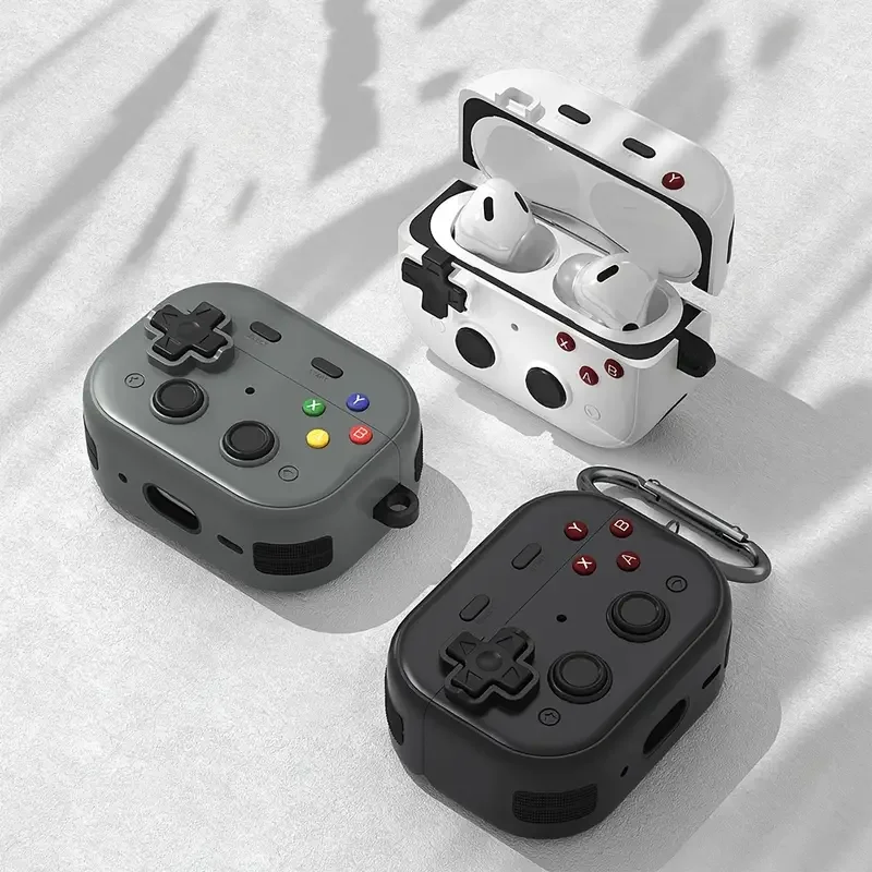 Étui de protection pour écouteurs Airpods 4 2024, contrôleur de jeu rétro, boîte de chargement pour écouteurs, housse pour Airpods Pro 2 pour hommes et femmes