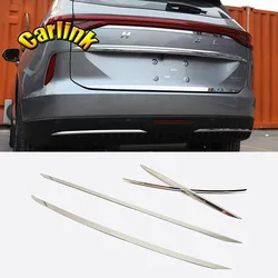 Embellecedor de parachoques trasero para coche, Tira protectora de acero inoxidable para Haval H6 3rd Gen 2021 2022, accesorios exteriores