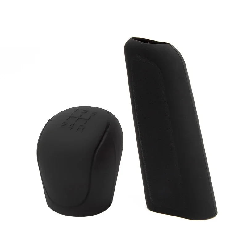 

Car Gear Set Silicone Set Handbrake Suit for Ford Gear Set Anti-slip Wear-resistant Gear Lever Head Cover