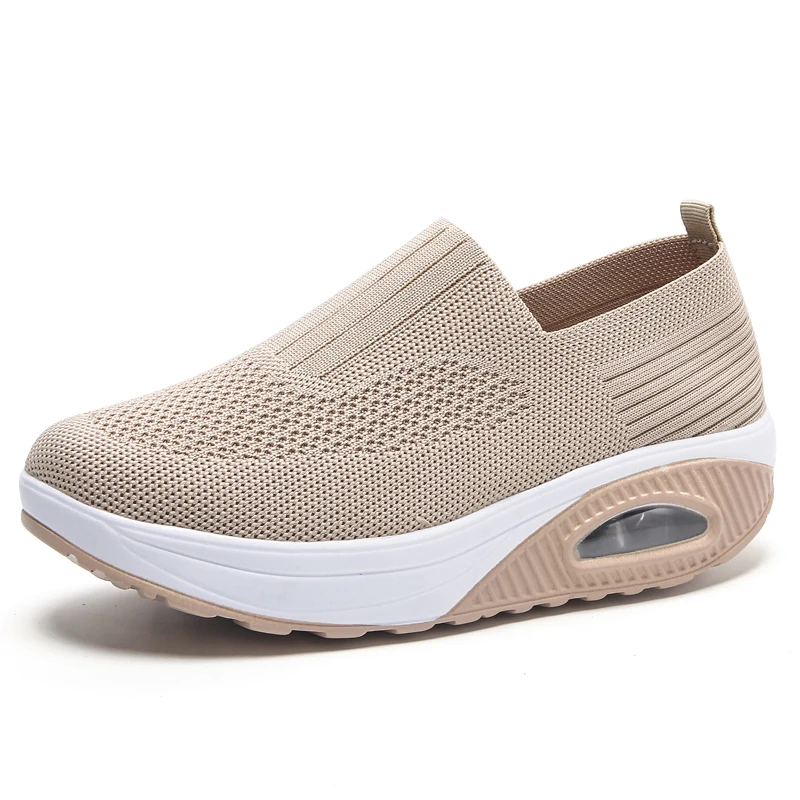 

Thick soles non-slip women's walking shoes 2023 new women's mesh surface breathable casual shoes fashion wear women's sports sho