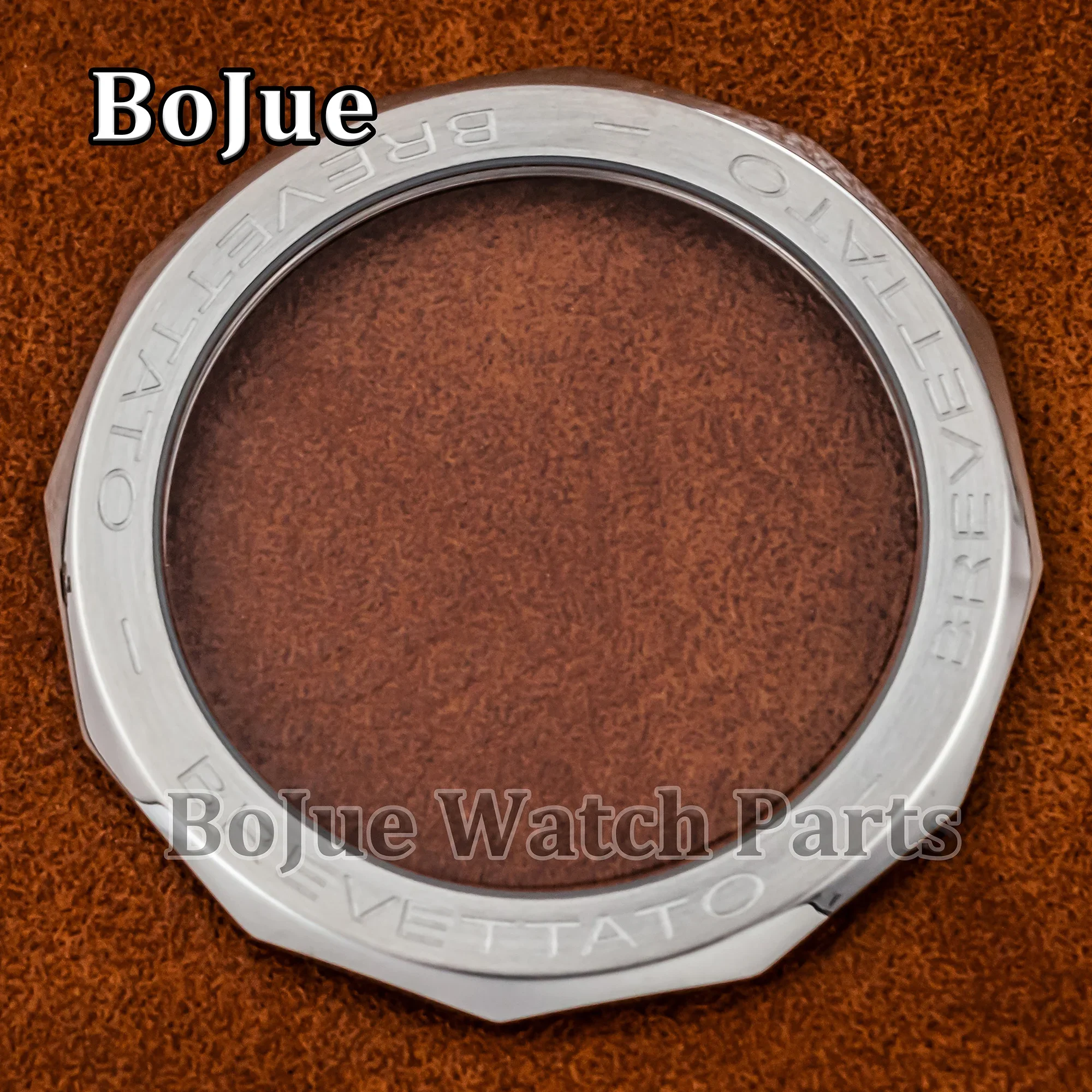 مشاهدة تاج الزجاج الصلبة حالة الظهر طوقا الربيع بار طوقا ساعة أجزاء ل PAM 6154 ETA6497/6498/ST3600 حركة الملحقات