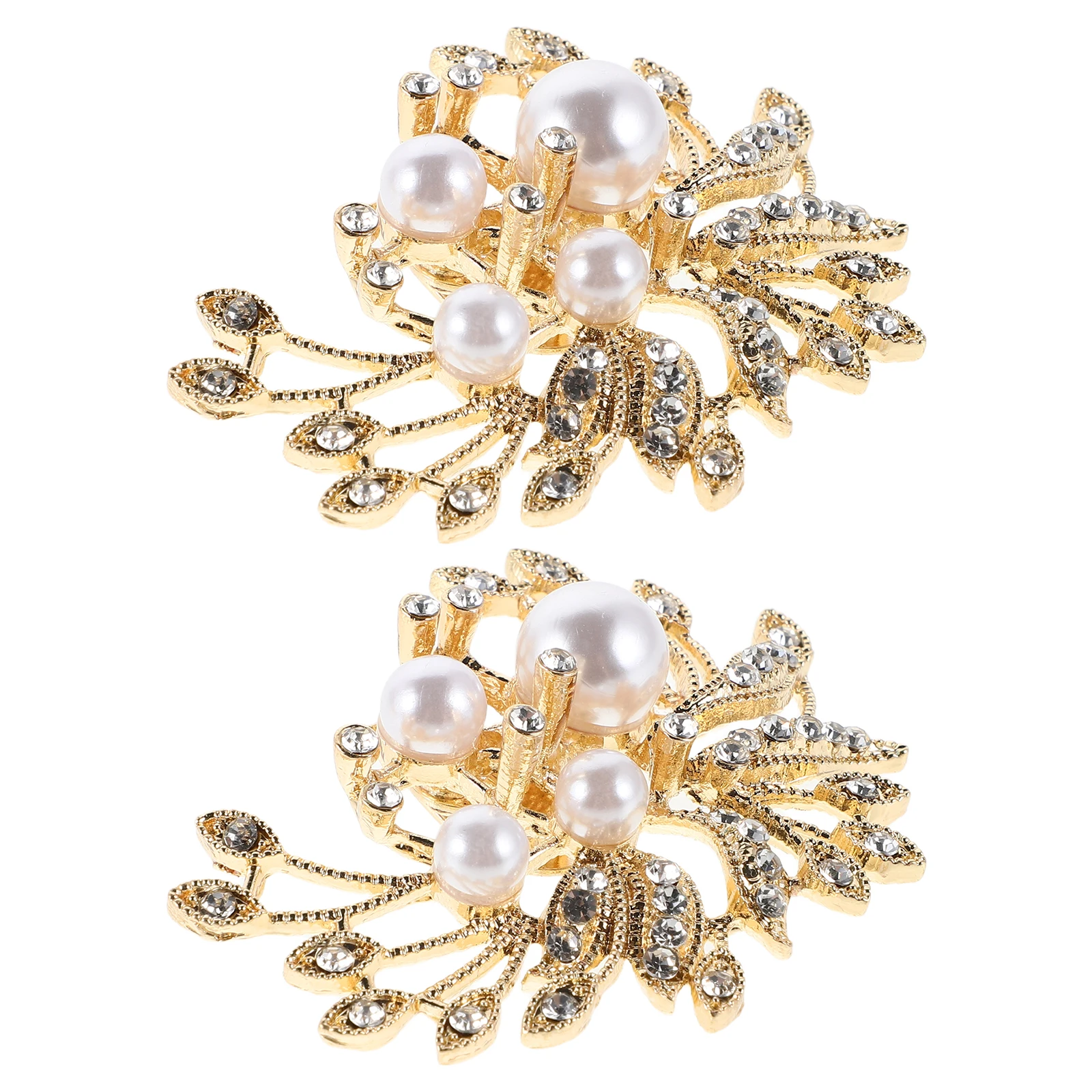 

Wedding Shoes Decoration Rhinestone Pearl Accessories Removable Buckles Clips for High Heels Brooches Charm Shoe Jewelry