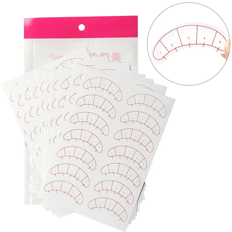 70/140 Pairs Lash Mapping Stickers Under Eye Positioning Eyelash Extension Makeup Tools Extension Practice Eye Pads Paper