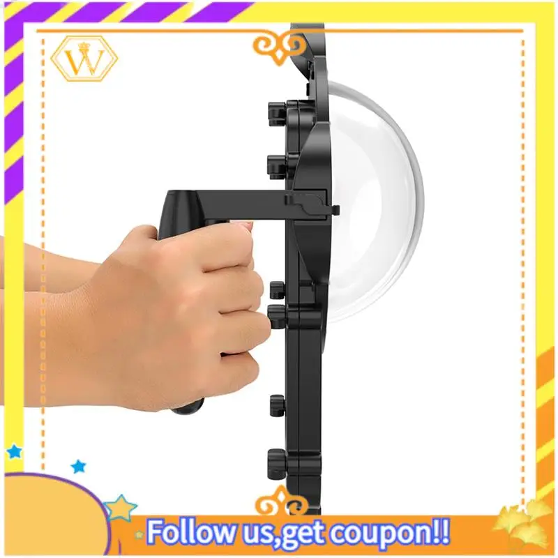 Handheld Diving Housing Case For Dome 4.5-7.0 Inch Phone Universal Smartphone HD Light Transmission Filter Waterproof Durable