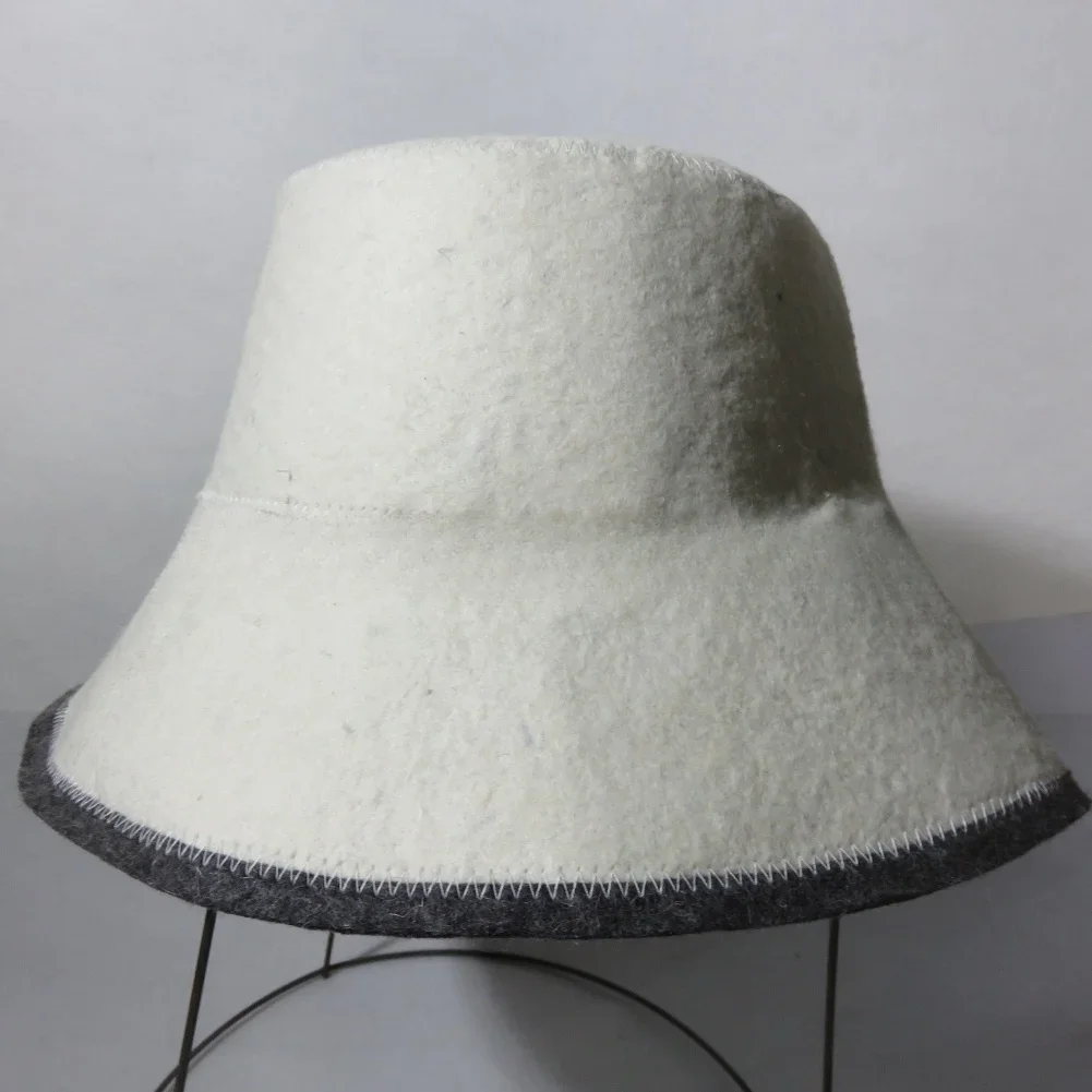 Heat Protective Wool Felt Sauna Hat For Hair And Head Absorbent Fisherman Style Cap Designed For Use In Saunas And Steam Rooms