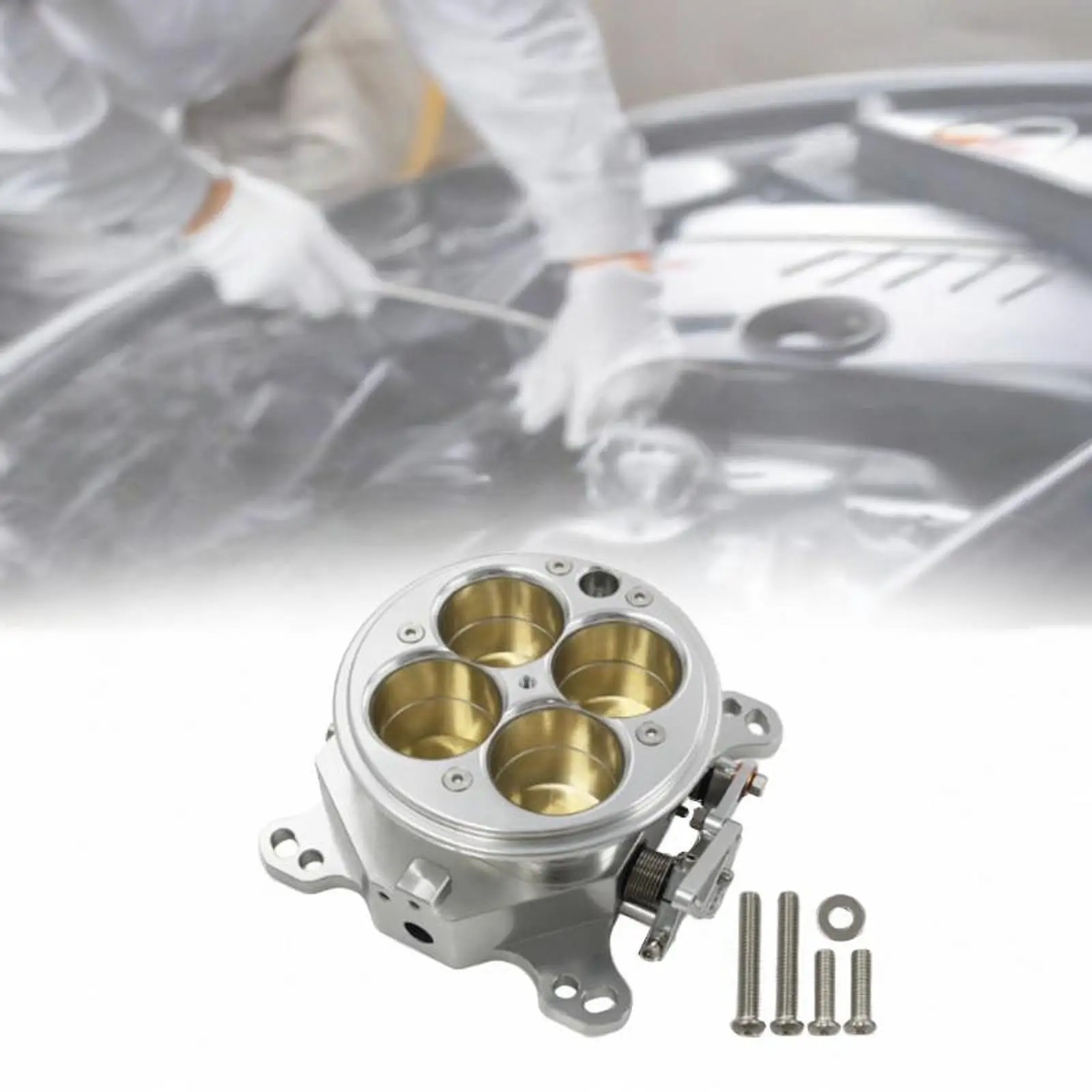 

Replace for 1200 CFM Four Barrel 4150 Throttle Body Sturdy for Pce138.1002