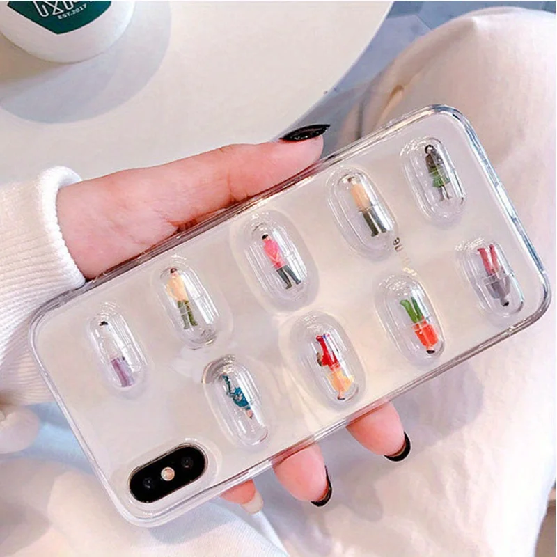 Capsule Mini People Figurines - DIY Phone Case Decoration Charms & Craft Supplies view 6