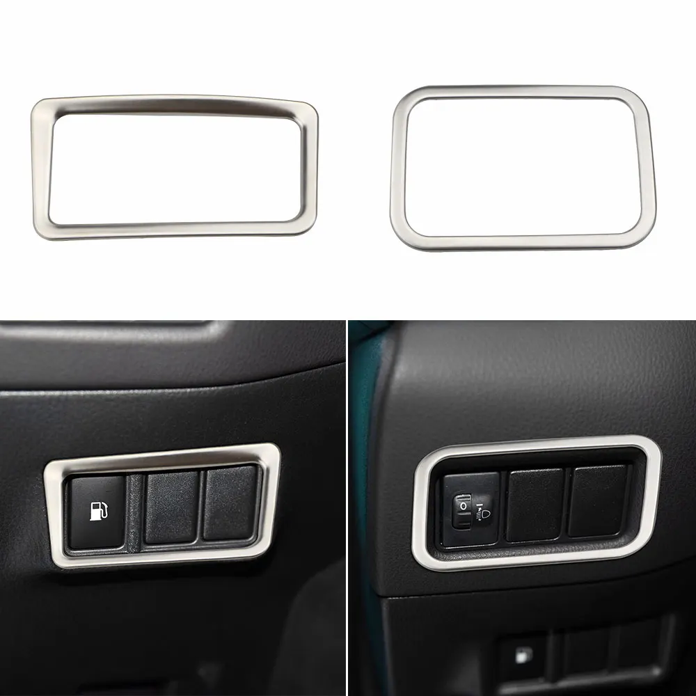

For Toyota C-HR Chr C HR 2016 - 2022 LHD Head Light Switch Panel Frame Cover Head Lamp Button Sticker Trim Interior Accessories