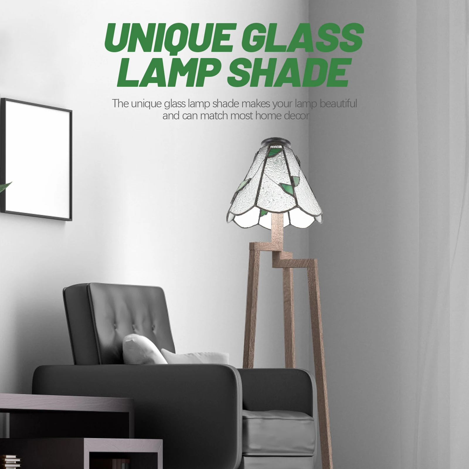

Chandelier Glass Lampshade Pendant Light Cover Replacement Durable Practical Multipurpose Home Decor Gift Small Lamp Shade