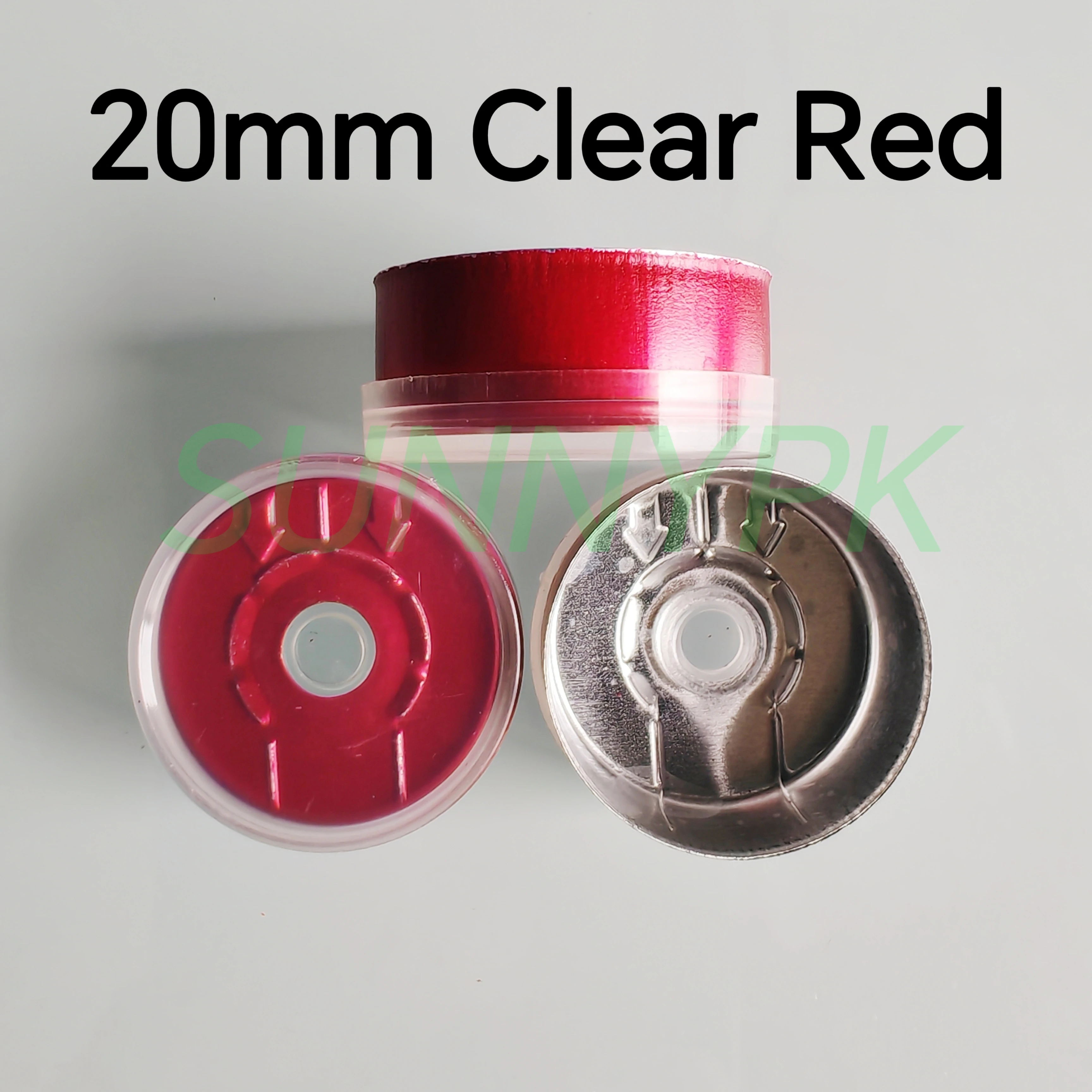 20mm Plastic Sealing Cap,50pcs/lot!All Kinds Of Colored Plastic- Aluminium Caps,Closure tops for crimping glass vial