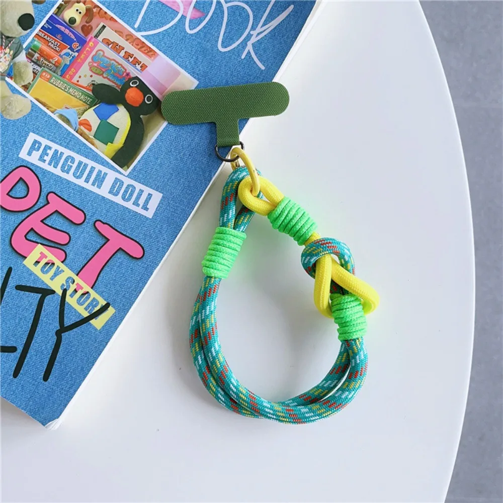 Anti-loss Mobile Phone Lanyard Universal Detachable Cell Phone Braided Strap Multi-purpose Convenient Colorful Phone Wrist Strap