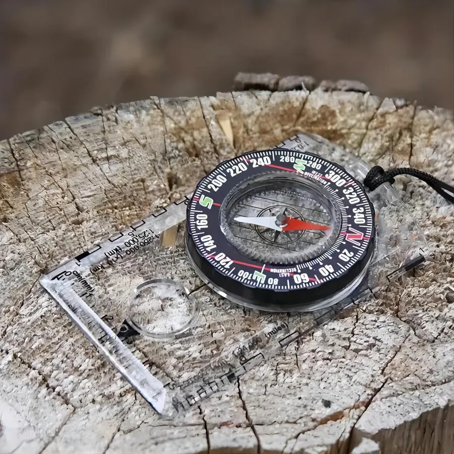 

Waterproof Compass Outdoor Gadget Navigation Hiking Compass Camping Orienteering Backpacking Map Reading Compass for Scout Kids