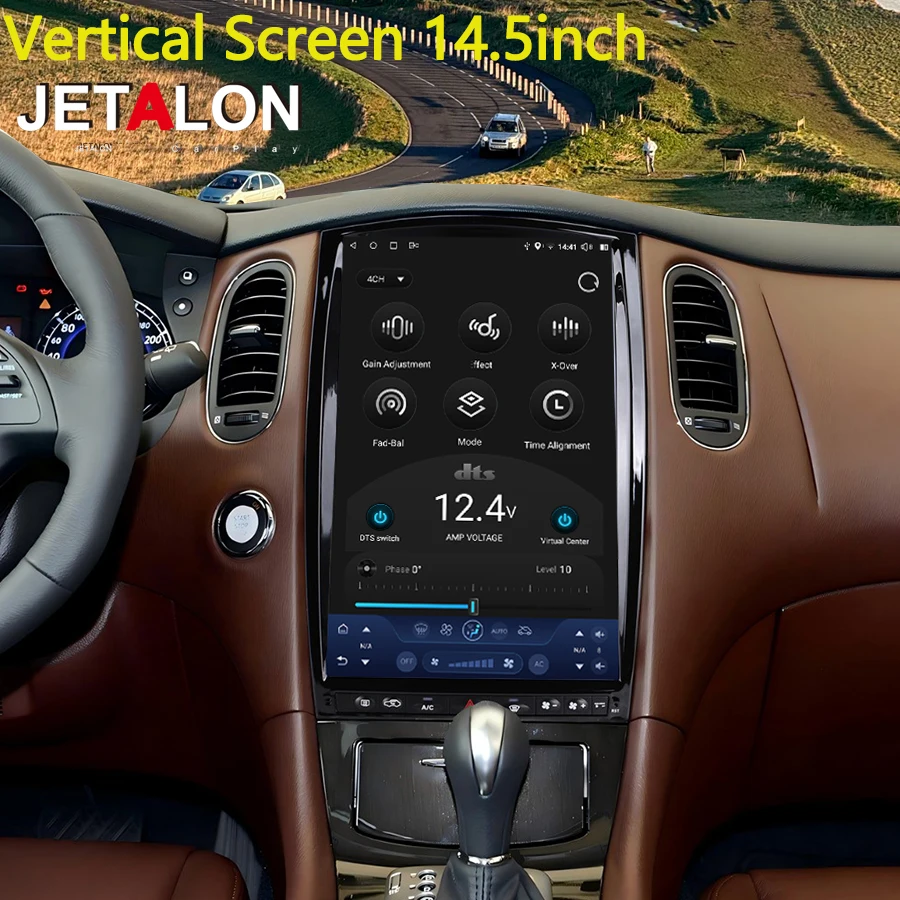 

Автомобильный радиоприемник с вертикальным экраном для Infiniti EX25 E35 EX37 EX30D 2008-2013 QX50 2013-2016 GPS 14,5 "автомобильный мультимедийный плеер Auto CarPlay