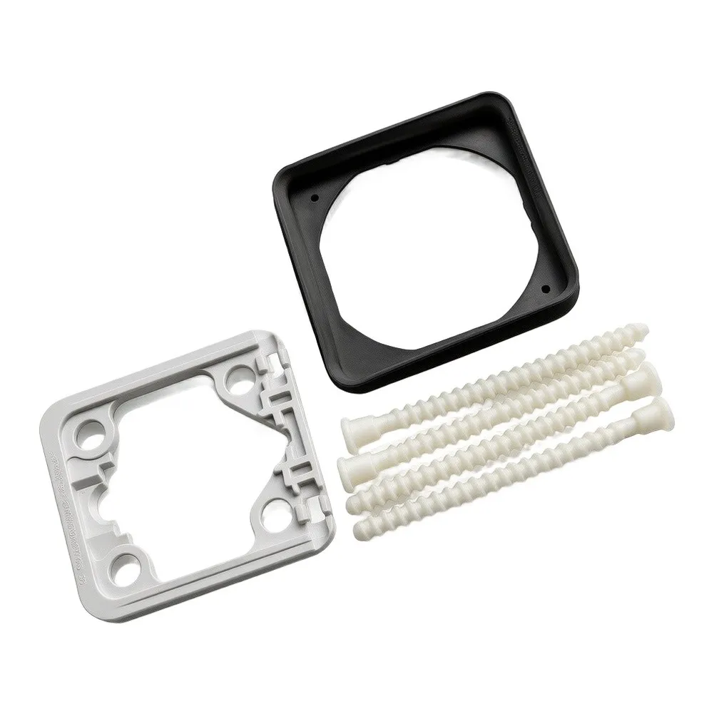 Shower Head Faucet Accessory Kit for 93111000 Bracket Components Button Panel Fastener Replacement Black White
