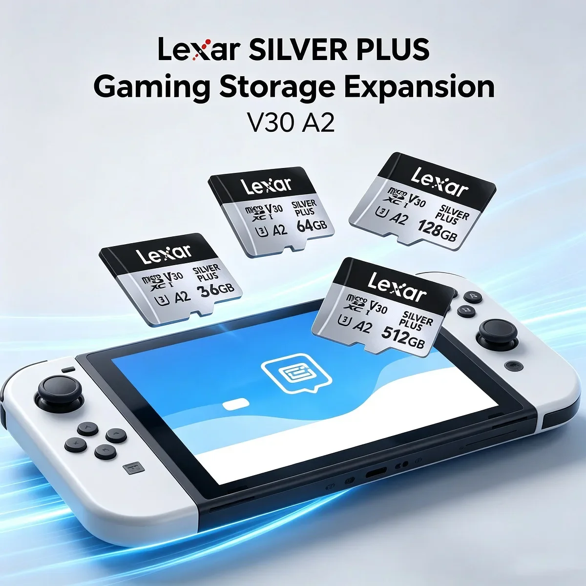 Lexar V30 A2 Micro SD Card 64GB 128GB 256GB 512GB microSDXC TF Card Memory Card Flash Card For Phone Drones Action Cam Switch