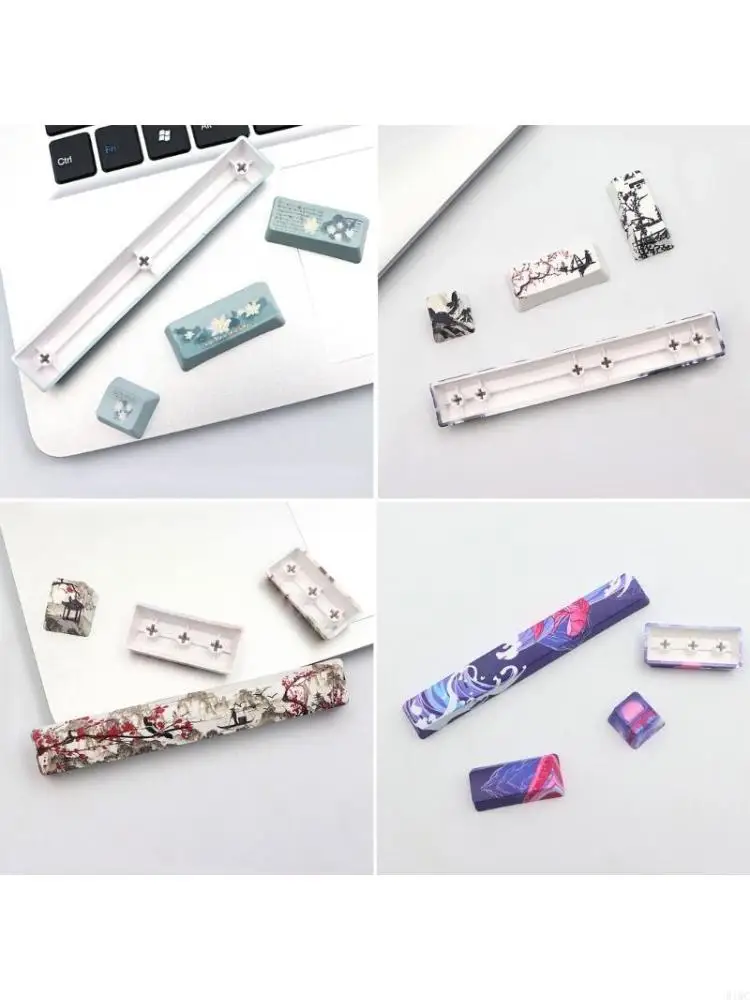 4 Keys PBT OEM Profile Keycaps SPACE 2x ENTER ESC Keycap Dye Subb for Mechanical Keyboard KeyCaps 